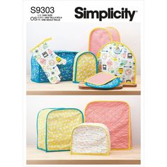 an image of some oven mitts and pot holders on the cover of a magazine