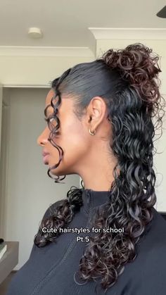 Natural Curly Hair Cuts, Curly Hair Care Routine, Extension Hair, Curly Hair Videos, Curly Hair Tutorial, Curly Hair Styles Easy, Hairdos For Curly Hair