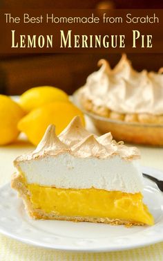 the best homemade from scratch lemon meringue pie