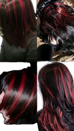 Skunk Hair, Red Hair Inspo, Hair Color Streaks, Hair Streaks, Dyed Hair Inspiration, Hair Inspiration Short, Hairstyles For Layered Hair, Pretty Hair Color, Hair Stylies