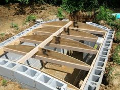 an unfinished house being built on the ground