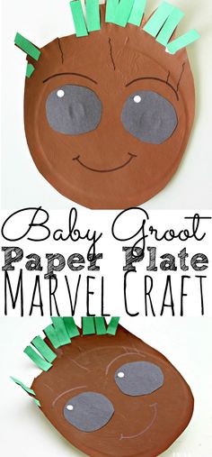 paper plate craft for babies and toddlers to make with the baby groote