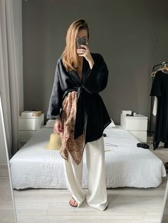 Linen kimono mini, shirt Tiger, pants Chill Tiger Pants, Lounge, Instagram Photos