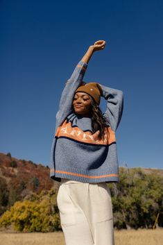 The perfect sweater for a ski day! The Apres Sweater features super soft material, lovely winter colors, and ribbed hemlines. // paired with the come together tapered pants in white Clogs Heels, Invert Colors, Mom Accessories, Perfect Sweater, Nursing Friendly, Boys Playing, Tapered Pants, Winter Colors, Flat Sneakers