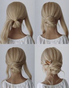 Step By Step Hair, Sanggul Modern, Bridal Hair Updo, Smokey Eyes, Homecoming Hairstyles, Hair Dos