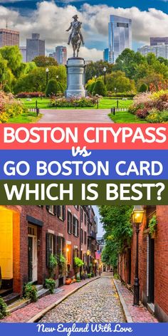 boston city pass with the words, go boston card which is best? and an image of