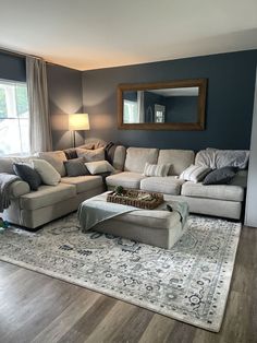 the living room is clean and ready to be used as a den or family room