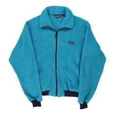 Vintage blue Made in USA. Age 13-14 Patagonia Fleece - girls large Blue Fleece Jacket For Sports, Blue Fleece Jacket With Fleece Lining For Sports, Blue Fleece Jacket With Pockets, Cozy Blue Fleece Jacket With Pockets, Blue Long Sleeve Fleece Jacket For Outdoor Activities, Casual Blue Fleece Jacket For Outdoor Activities, Cozy Blue Fleece Jacket With Fleece Lining, Blue Fleece Jacket With Pockets For Sports, Casual Blue Fleece Jacket