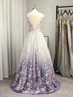 Neckline: V-neckSilhouette: A-Line/PrincessBuilt-in Bra: YesSleeve: SleevelessWaist: NaturalBack Style: ZipperHemline/Train: Floor-Length Tulle Applique, Backless Evening Dress, Floor Length Prom Dresses, Formal Party Dress, Sporty Chic, Cheap Prom Dresses, Floor Length Dresses, Mermaid Dresses