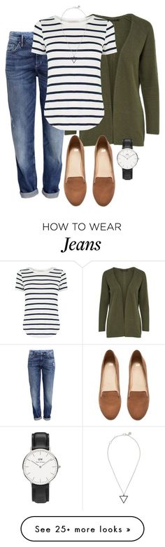 "Teaching #6" by deliag on Polyvore featuring H&M, Oasis, Marc by Marc Jacobs and Daniel Wellington Jean Shirt Outfits, Mode Tips, T Shirt Outfit, Teaching Outfits, Cardigan Sweaters, Mode Casual, Green Cardigan, Casual Work Outfits, Weekend Outfit