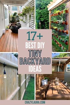 the best diy tiny backyard ideas