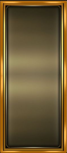 a gold frame with a metallic background