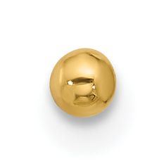 Introducing our stunning 14k Yellow Gold 22 Gauge 2.5mm Ball Nose Stud, the perfect accessory to add a touch of elegance to your everyday look. Crafted from high-quality 14k yellow gold with a polished finish, this nose stud is not only beautiful but also durable and long-lasting.The 2.5mm ball design adds a subtle and refined look to your outfit, making it perfect for any occasion. At only 0.1 grams in weight and 9.8mm in length, this nose stud is comfortable to wear all day long.Made with solid 14k gold, this nose stud is of the highest quality and purity, ensuring that it will stand the test of time. Add a touch of sophistication to your style with this 14k Yellow Gold 22 Gauge 2.5mm Ball Nose Stud. Ball Design, Outfit Making, Nose Stud, Everyday Look, Long Lasting, Yellow Gold, Yellow, High Quality, Gold