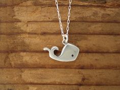 "This cute set is for Moms and daughters They are made using solid sterling silver, the mother whale measures 1\" across and the daughter 3/4\". The smaller whale hangs from a 16\" silver-plated cable chain and the larger whale hangs from an 18\" silver-plated cable chain. If you have two kids: https://www.etsy.com/listing/87244713/two-kids-famiy-necklace To see the \"mother\" necklace only go here: https://www.etsy.com/listing/62147582/spouts To see the \"daughter\" necklace only go here: https Whale Pendant, Contemporary Silver Jewelry, Whale Necklace, Sparkly Necklace, Oakland California, Cute Gift Boxes, Daughter Necklace, Kids Necklace, Pierced Jewelry