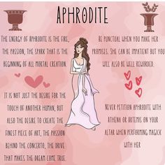 an image of a woman's guide to aphrodite on her wedding day