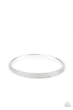 Rows of dainty white rhinestones have been encrusted along the front of a thick asymmetrical silver bangle for a timeless twist.

Sold as one individual bracelet. White Bracelet, White Bracelets, Teardrop Beads, Elegant Bracelet, Paparazzi Accessories, White Rhinestone, Silver Bangle, Rhinestone Bracelet, Paparazzi Jewelry