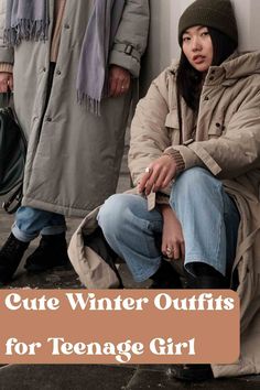 cute winter outfits teens Cute Winter Outfits For Teens, Winter Outfits For Teens, Long Green Coat, Cute Converse, Viking Woman, Fur Clothing, Baggy Clothes, Warm Dresses, Winter Outfit Inspiration