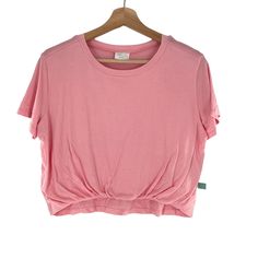 Abound Pink Candy Crop Crew Short Sleeve Tee Cotton Modal Nordstrom Short Sleeve Tops For Summer, Nordstrom Cotton Summer Tops, Nordstrom Relaxed Fit Tops For Spring, Spring Nordstrom Relaxed Fit Tops, Nordstrom Cotton Short Sleeve Tops, Nordstrom Cotton Crew Neck Tops, Nordstrom Casual Summer Tops, Nordstrom Women, Cashmere Poncho