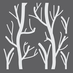 Tree Branches Mini Craft Stencil Tree Stencils Printables Free, Tree Stencils, Nautical Stencils, Quote Stencils, Mixed Media Stencils, Monogram Stencil, Homemade Truffles, Mural Stencil, Craft Stencils