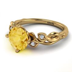 Introducing the exquisite 14K Gold Radiant Citrine Flower Harmony Ring, a mesmerizing masterpiece crafted in 14K gold. The attention to detail extends to the underside of the ring, where delicate leaves and vines intertwine, adding an extra layer of intricacy and charm. The 14K Gold Radiant Citrine Flower Harmony Ring is not just a piece of jewelry; it's a work of art that seamlessly combines nature's grace with the brilliance of precious gems. Stock Number: 21505Citrine Metal Setting Metal Type: 14K Yellow Gold Main Stone Type: 100% Natural Citrine Size: 2Ct / 8mm Shape: Round Cut Color: Yellow Clarity: VS Cut: Very Good Additional Stones Stone Type: 100% Natural Conflict-Free Diamonds Number / Total Weight: 4 Stones / 0.06 Carat Shape: Round Cut Color: White Clarity: VS Cut: Very Good Luxury Hallmarked Citrine Rings, White C, Diamond Flower, Precious Gems, Yellow Diamond, Diamond Sizes, Conflict Free Diamonds, Lab Diamonds, Cut And Color