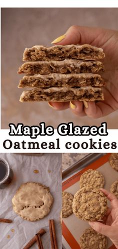 This Maple Glazed Oatmeal Cookies recipe is made with a blend of hearty oats and warm spices, all topped with a delectable maple glaze. The post The Best Maple Glazed Oatmeal Cookies Recipe DONE appeared first on Lifestyle of a Foodie. Chocolate Chip Cookies Peanut Butter, Lifestyle Of A Foodie, Iced Oatmeal Cookies, Cookies Peanut Butter, Oatmeal Cookies Chewy, Oatmeal Cookie Recipes, Maple Glaze, Glaze Recipe, Sugar Sugar