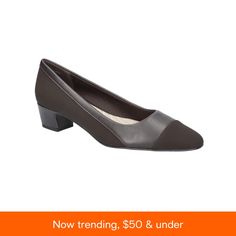 in stock Slip On Pumps, Block Heel Shoes, Easy Street, Classic Pumps, Low Block Heels, Lining Fabric, Womens Heels, Shoes Women Heels, Block Heels