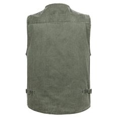 The men's vest comes with style and elegance it fits the design and can be used in combat. This vest is comfortable to wear and brings warmth. The vest can be warn on various occasions. It has a zipper and is mainly an outwear coat. ✔ Condition: 100% Brand New and High Quality✔ Available in size Small to 2XL✔ Closure Type: Zipper✔ Loose Type✔ Material: Cotton