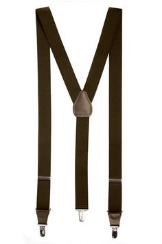 Tuxedo Suspenders, Guys And Dolls, Clip On, Elastic Band, Leather Trims, Clothing Store