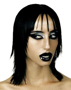 #makeupgoals #aesthetic #makeup  #addamsfamily #blackandwhite #y2k #explore #explorepage #homepage Maquillage Goth, Futuristic Makeup, Rock Makeup, Drag Make-up, Swag Makeup, Alternative Makeup, Unique Makeup, Dope Makeup