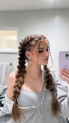 The Final Information to 2023 Most Trendy Girls's Hairstyles- #Guide #Hairstyles #Stylish #ultimate #Womens Check more at https://howcandothis.com/hairstyleideas/the-final-information-to-2023-most-trendy-girlss-hairstyles/ Backtoschool Hairstyles Black Braids, Two Braid With Weave In The Back, Cute Hairstyles With French Braids, Braided Hairstyles With Straight Hair, Back To School Hair Braids, Calico Hair Braids, Cute Braids Hairstyles For Teens, Bestie Hairstyles, Hair For Back To School