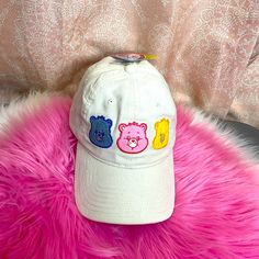 Care Bears Corduroy Hat Color Cream Nwt Corduroy Hat, Care Bears, Hats For Women, Women's Accessories, Bears, Adjustable Straps, Women Accessories, Outfit Accessories, Cream