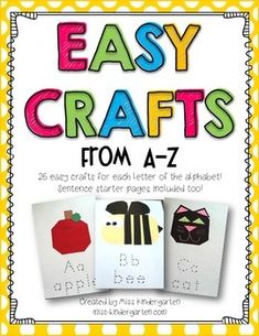 easy crafts from a to z