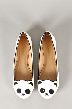 Classy Flats, Panda Shoes, Awesome Shoes, Shoe Lover