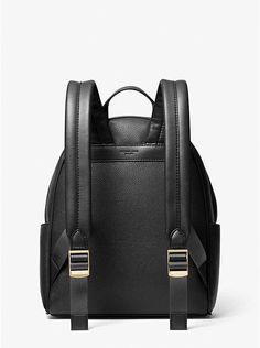 Turn to the Bex for those busy city days when more than just the everyday essentials are needed. This pebbled leather backpack features multiple pockets and exterior compartments to keep you organized in style..• Backpack.• Pebbled leather.• 100% leather.• Trim: 52% polyurethane /48% polyester.• Gold-tone hardware.• 21”W X 12”H X 4.5”D.• Exterior details: front slip and zip pockets, 2 side slip pockets.• Interior details: back zip pocket.• Lining: 100% polyester.• Zip fastening.• Imported.• Back Michael Kors Travel Bags In Pebbled Leather, Michael Kors Pebbled Leather Travel Bag, Michael Kors Leather Backpack With Zipper Closure, Michael Kors Everyday Leather Backpack With Adjustable Strap, Michael Kors Leather Backpack With Zipper, Michael Kors Leather Backpack For Everyday, Luxury Michael Kors Leather Backpack For Travel, Michael Kors Leather Backpack With Adjustable Strap, Michael Kors Leather Standard Backpack