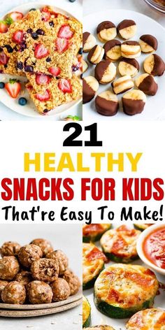 healthy snacks for kids that are easy to make