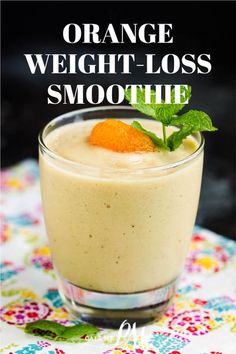 Orange Juice Smoothie, Homemade Smoothies, Banana Drinks, Orange Smoothie, Natural Detox Drinks, Belly Fat Drinks, Smoothie Diet Plans, Healthy Benefits, Fat Burner Drinks