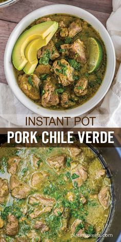 two pictures showing different types of food in the same bowl and one with meatballs, broccoli, and avocado