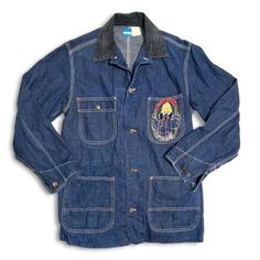 (eBay) Find many great new & used options and get the best deals for 70s Vintage Embroidered Dark Wash Denim Chore Coat Jean Jacket Sears Hippie at the best online prices at eBay! Free shipping for many products! Do Unto Others, Embroidered Jean Jacket, Chore Coat, Guy Pictures, 70s Vintage, Embroidered Denim, Embroidered Jeans, Dark Wash Denim, Jean Coat