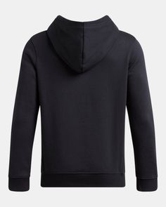 Ultra-soft cotton-blend fleece with brushed inside for extra warmth|Front kangaroo pocket|Ribbed cuffs & bottom hem|Main body fabric engineered to reduce fiber shedding leveraging Under Armour's Fiber Shed Test Method One Piece & Sets, Cold Weather Gear, Sports Gloves, Heather White, Stephen Curry, Athletic Pants, Shoe Brands, My Name, Black Hoodie