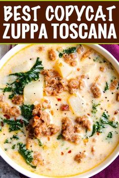 the best copycat zuppa toscana soup recipe