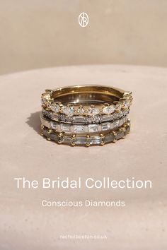 Using your choice of ethically sourced natural or lab grown diamonds, we craft each wedding ring in your custom size. Browse the full collection. Diamond Band, White Rose Gold, Ring Collections, White Rose