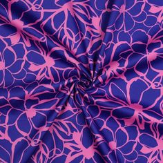 A gorgeous cotton satin magnolia print from the colourful designer Nerida Hansen. This fabric has a beautiful print in a royal blue base with pink flowers. The colours radiate an irresistible charm and the fabric is extremely soft. I can assure that you will fell in love with it! Nerida Hansen is an Australian woman, a visionary in the world of fabrics and sewing, renowned for her positive energy, extraordinary creativity, and discerning eye for colour. Her design ethos reflects vibrant, living designs with a unique, imaginative flair. Her collections that stand out from any other. The colours and prints radiate an irresistible charm, they tell a story, a story that will enchant you instantly. QUANTITY IS SHOWN AS 10 CM, TO BUY 1 METER YOU'LL NEED TO BUY 10 UNITS. Color: royal blue and pin Nerida Hansen, Magnolia Print, Mt 10, Gift Card Craft, Light Knit, Colour Palettes, Australian Design, Luxury Fabrics, Color Show