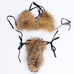 ad eBay - Find many great new & used options and get the best deals for New Women Natural Real Fur Sexy Bikini Two Piece Set Micro Bra G-string Thong at the best online prices at eBay! Free shipping for many products! Micro Bra, Bling Party, Chinese Tea Set, Boot Straps, Fox Fur Coat, Summer Bikinis, Real Fur, Fox Fur, Fashion Wear