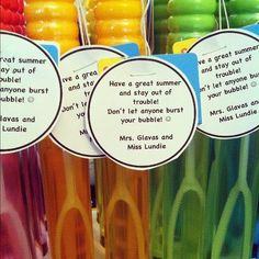 there are four plastic straws with different sayings in each one, and the other two