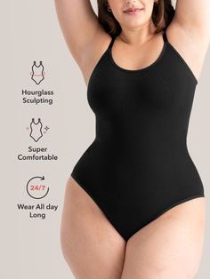 Shapermint Essentials All Day Every Day Scoop Neck Bodysuit Compressive Lined Shapewear, Compressive Elastane Shapewear With Lined Body, Compressive Solid Shapewear With Lined Body, Second-skin Shapewear With Full Coverage, Full Coverage Second-skin Shapewear, Solid Full Coverage Second-skin Shapewear, Solid Second-skin Shapewear Full Coverage, Second-skin Full Coverage Shapewear, Solid Color Smoothing Shapewear Bodysuit