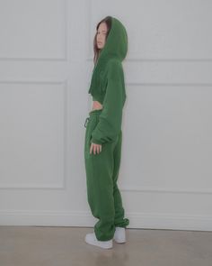 Our signature oversized fit in the cutest little crop zip hoodie. 100% cotton super soft fleece, made in Los Angeles. Trendy Green Hoodie For Loungewear, Sporty Oversized Cropped Hoodie, Oversized Cropped Sweatshirt With Drawstring Hood, Cropped Hoodie With Drawstring Hood For Loungewear, Sporty Cropped Sweater With Drawstring Hood For Streetwear, Cotton Cropped Sweater For Loungewear In Athleisure Style, Cropped Sweats For Winter Loungewear, Cropped Hoodie For Fall Loungewear, Relaxed Fit Cropped Hoodie For Loungewear