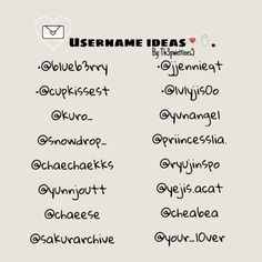 creditssome1 on pinterest Ig Names Ideas Aesthetic Korean, Aethstetic Username Ideas, Korean Instagram Username, Instagram Name Ideas Girl, Insta Names Unique Aesthetic, Aesthetic Usernames For Discord, Kdrama Username Ideas, Unique User Names For Instagram