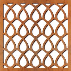 a wooden panel with an intricate design on it