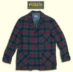 Pendleton Pure Virgin Wool Topster Jacke Preppy Men, Heritage Fashion, Mens Fashion Trends, Chambray, Men's Blazer, Old Fashioned, Portland, Women's Blazer