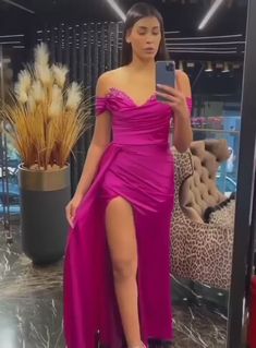 Sexy Blue Long Off-the-shoulder High Split Evening Dresses – misshow.com Glamorous Off-shoulder Pink Evening Dress, Formal Off-shoulder Pink Dress, Pink Off-shoulder Formal Dress, Pink Off-shoulder Evening Dress, Pink Off-shoulder Evening Dress For Prom, Red Chocolate, Mermaid Fashion, Stretch Satin, Pink Pearl